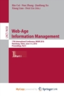 Image for Web-Age Information Management : 17th International Conference, WAIM 2016, Nanchang, China, June 3-5, 2016, Proceedings, Part I