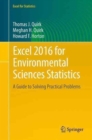 Image for Excel 2016 for environmental sciences statistics  : a guide to solving practical problems