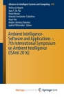 Image for Ambient Intelligence- Software and Applications - 7th International Symposium on Ambient Intelligence (ISAmI 2016)