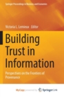 Image for Building Trust in Information