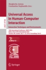 Image for Universal access in human-computer interaction.: methods, techniques, and best practices : 10th International Conference, UAHCI 2016, held as part of HCI International 2016, Toronto, ON, Canada, July 17-22, 2016, Proceedings