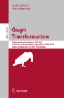 Image for Graph transformations: 9th International Conference, ICGT 2016 in memory of Hartmut Ehrig, held as part of STAF 2016, Vienna, Austria, July 5-6, 2016