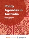 Image for Policy Agendas in Australia
