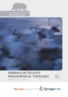 Image for Animals in Tillich&#39;s Philosophical Theology