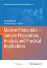Image for Modern Proteomics - Sample Preparation, Analysis and Practical Applications