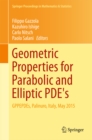 Image for Geometric Properties for Parabolic and Elliptic PDE&#39;s: GPPEPDEs, Palinuro, Italy, May 2015