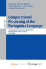 Image for Computational Processing of the Portuguese Language
