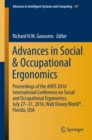 Image for Advances in social &amp; occupational ergonomics: proceedings of the AHFE 2016 International Conference on Social and Occupational Ergonomics, July 27-31, 2016, Walt Disney World, Florida, USA