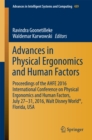 Image for Advances in physical ergonomics and human factors: proceedings of the AHFE 2016 International Conference on Physical Ergonomics and Human Factors, July 27-31, 2016, Walt Disney World, Florida, USA : 489