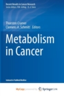 Image for Metabolism in Cancer