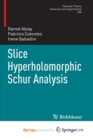 Image for Slice Hyperholomorphic Schur Analysis