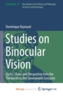Image for Studies on Binocular Vision
