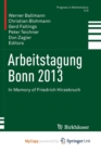 Image for Arbeitstagung Bonn 2013 : In Memory of Friedrich Hirzebruch