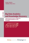 Image for Big Data Analytics and Knowledge Discovery
