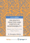 Image for On Keats&#39;s Practice and Poetics of Responsibility
