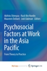Image for Psychosocial Factors at Work in the Asia Pacific : From Theory to Practice