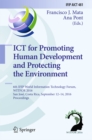 Image for ICT for promoting human development and protecting the environment: 6th IFIP World Information Technology Forum, WITFOR 2016, San Jose, Costa Rica, September 12-14, 2016, Proceedings