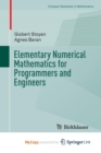 Image for Elementary Numerical Mathematics for Programmers and Engineers