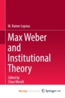 Image for Max Weber and Institutional Theory
