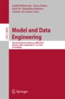 Image for Model and data engineering: 6th International Conference, MEDI 2016, Almeria, Spain, September 21-23, 2016, Proceedings : 9893