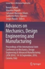 Image for Advances on Mechanics, Design Engineering and Manufacturing : Proceedings of the International Joint Conference on Mechanics, Design Engineering &amp; Advanced Manufacturing (JCM 2016), 14-16 September, 2