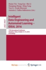 Image for Intelligent Data Engineering and Automated Learning - IDEAL 2016
