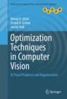 Image for Optimization Techniques in Computer Vision: Ill-Posed Problems and Regularization