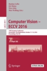 Image for Computer Vision – ECCV 2016