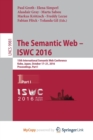 Image for The Semantic Web - ISWC 2016