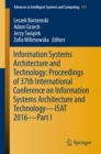 Image for Information Systems Architecture and Technology: Proceedings of 37th International Conference on Information Systems Architecture and Technology - ISAT 2016 - Part I : 521