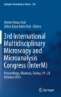 Image for 3rd International Multidisciplinary Microscopy and Microanalysis Congress (InterM)  : proceedings, Oludeniz, Turkey, 19-23 October 2015
