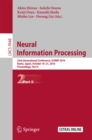 Image for Neural information processing.: 23rd International Conference, ICONIP 2016, Kyoto, Japan, October 16-21, 2016, Proceedings : 9948