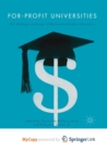 Image for For-Profit Universities : The Shifting Landscape of Marketized Higher Education