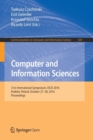 Image for Computer and Information Sciences : 31st International Symposium, ISCIS 2016, Krakow, Poland, October 27–28, 2016, Proceedings
