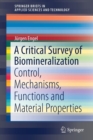Image for A Critical Survey of Biomineralization