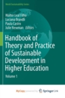 Image for Handbook of Theory and Practice of Sustainable Development in Higher Education : Volume 1