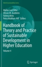 Image for Handbook of theory and practice of sustainable development in higher educationVolume 4