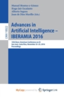 Image for Advances in Artificial Intelligence - IBERAMIA 2016