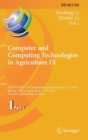Image for Computer and Computing Technologies in Agriculture IX