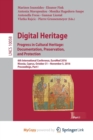 Image for Digital Heritage. Progress in Cultural Heritage: Documentation, Preservation, and Protection : 6th International Conference, EuroMed 2016, Nicosia, Cyprus, October 31 - November 5, 2016, Proceedings, 