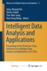 Image for Intelligent Data Analysis and Applications : Proceedings of the Third Euro-China Conference on Intelligent Data Analysis and Applications, ECC 2016