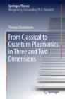 Image for From Classical to Quantum Plasmonics in Three and Two Dimensions
