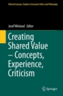 Image for Creating shared value  : concepts, experience, criticism
