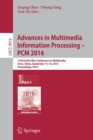 Image for Advances in Multimedia Information Processing - PCM 2016