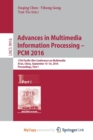 Image for Advances in Multimedia Information Processing - PCM 2016