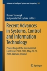 Image for Recent Advances in Systems, Control and Information Technology