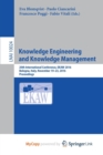 Image for Knowledge Engineering and Knowledge Management : 20th International Conference, EKAW 2016, Bologna, Italy, November 19-23, 2016, Proceedings