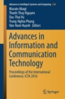 Image for Advances in Information and Communication Technology  : proceedings of the International Conference, ICTA 2016
