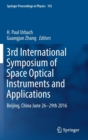 Image for 3rd International Symposium of Space Optical Instruments and Applications  : Beijing, China, June 26-29th 2016