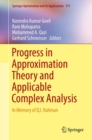 Image for Progress in Approximation Theory and Applicable Complex Analysis: In Memory of Q.I. Rahman